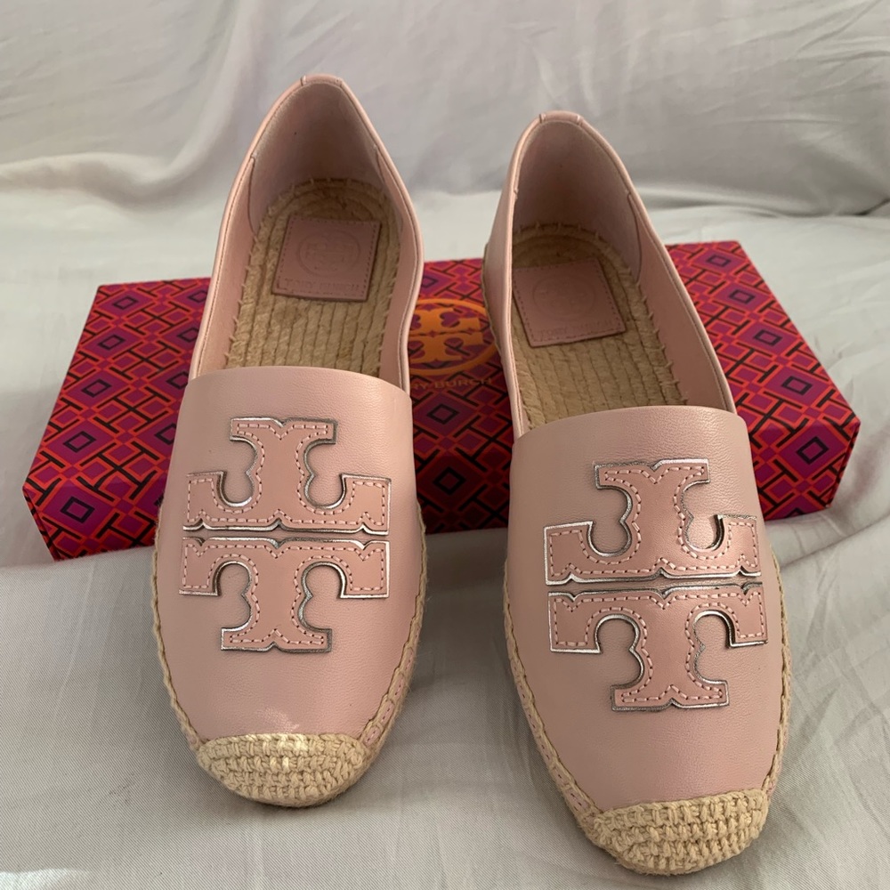 Tory Burch Leather Espadrilles